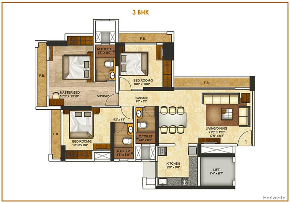 3 BHK